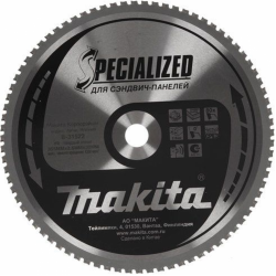 Пильный диск для "сэндвич-панелей", Makita, 355x30x2.6/2.2x80T (B-31522)