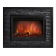 Портал Firelight Loft 30 камень черный, черная эмаль