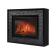 Портал Firelight Loft 30 камень черный, черная эмаль