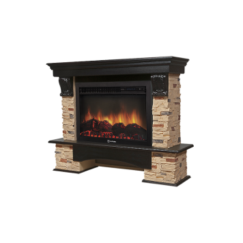 Портал Firelight Pietra 30S камень сланец натуральный, шпон венге-1
