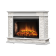 Портал Firelight Scala 30 камень сланец скалистый белый, шпон белый дуб