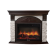 Портал Firelight Torre 30U (угловой) камень белый, шпон темный дуб