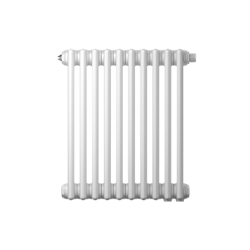 Радиатор труб. Zehnder Charleston Retrofit 3057, 26 сек.1/2 ниж.подк. RAL9016 (кроншт.в компл)