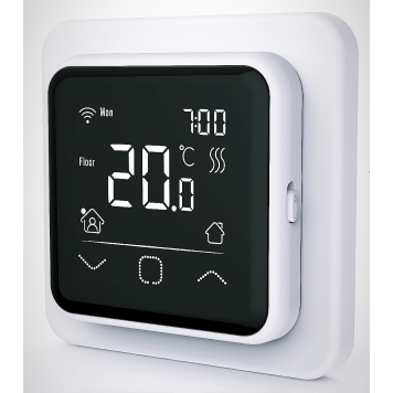 Программируемый терморегулятор с сенсорным дисплеем SMART HEAT WHITE-1