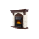 Портал Firelight Torre Classic U (угловой) камень слоновая кость, шпон темный дуб