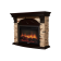 Портал Firelight Torre 30S камень сланец натуральный, шпон темный дуб