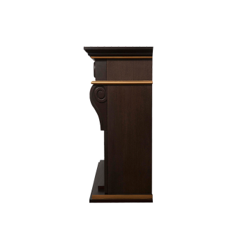 Портал Firelight Vittoriano 30 Темный дуб с золотой патиной-2