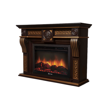 Портал Firelight Vittoriano 30 Темный дуб с золотой патиной-1