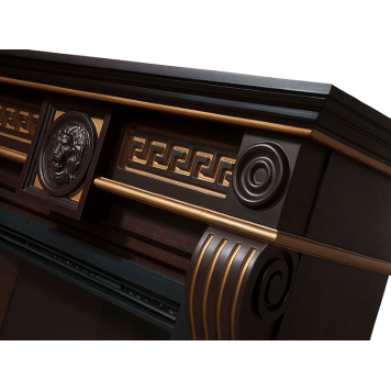 Портал Firelight Vittoriano 30 Темный дуб с золотой патиной-3