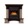 Портал Firelight Forte Wood Classic камень коричневый, шпон темный дуб