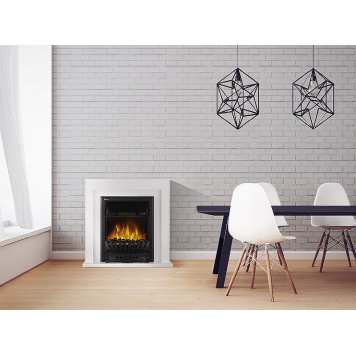 Портал Firelight Simple Classic белый мрамор-2