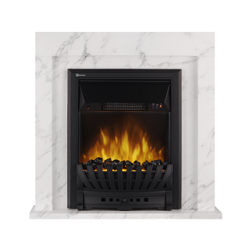 Портал Firelight Simple Classic белый мрамор