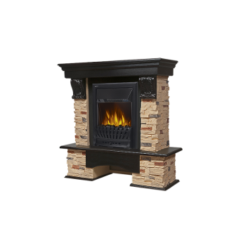 Портал Firelight Pietra Classic камень сланец натуральный, шпон венге-1