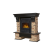 Портал Firelight Pietra Classic камень сланец натуральный, шпон венге