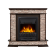 Портал Firelight Scala Classic камень сланец скалистый бурый, шпон тёмный дуб