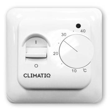 Терморегулятор с ручным управлением CLIMATIQ BT (white)