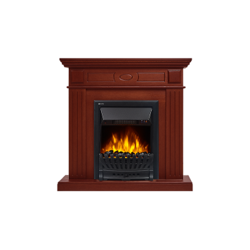 Портал Firelight Bianco Classic шпон красное дерево
