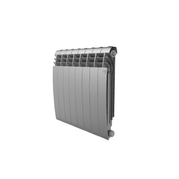 Радиатор алюминиевый Royal Thermo Biliner Alum 500 Silver Satin - 8 секц.