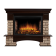 Портал Firelight Forte Wood 30 камень коричневый, шпон темный дуб
