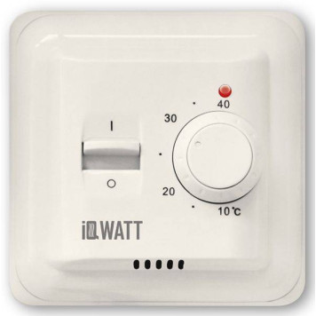 Терморегулятор с ручным управлением IQ THERMOSTAT M (ivory)