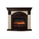 Портал Firelight Torre 25U (угловой) камень слоновая кость, шпон темный дуб