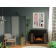 Портал Firelight Bricks Wood 25 камень темный, шпон венге