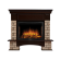 Портал Firelight Forte Wood 25 камень коричневый, шпон темный дуб