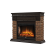 Портал Firelight Bricks Wood 30 камень темный, шпон венге