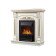 Портал Firelight Barocco Classic шпон белый дуб с золотой патиной