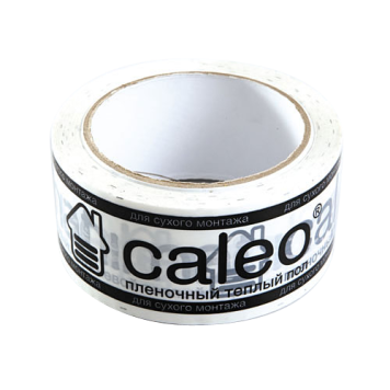 Скотч с логотипом CALEO универсальный белый