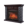 Портал Firelight Porto 30 камень черный, шпон венге
