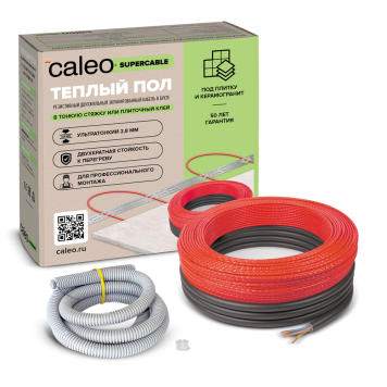 Греющий кабель Caleo Supercable 18W-10 (0.9-1.4 м2)
