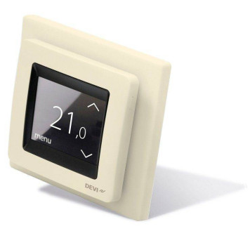 Терморегулятор DEVIreg Touch с комбинацией датчиков, бежевый (140F1078)
