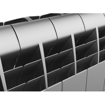 Радиатор Royal Thermo BiLiner 350 /Silver Satin - 6 секц.-2
