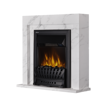 Портал Firelight Simple Classic белый мрамор-1