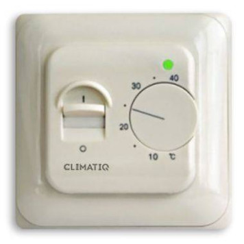 Терморегулятор с ручным управлением CLIMATIQ BT (ivory)
