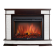 Портал Firelight Scala 25 камень сланец скалистый белый, шпон тёмный дуб