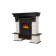 Портал Firelight Pietra Classic камень сланец натуральный, шпон темный дуб