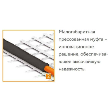 Нагревательный мат Теплолюкс ProfiMat 270 Вт 1,5 кв.м-2