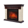 Портал Firelight Bricks 30 камень бежевый, шпон темный дуб