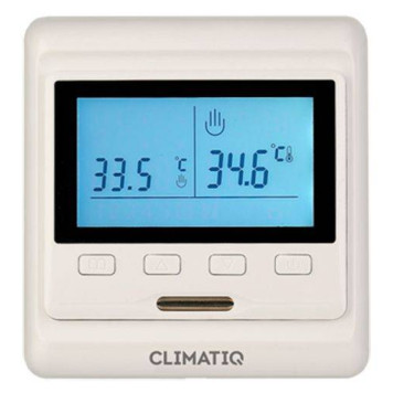 Терморегулятор с ЖК-дисплеем CLIMATIQ PT (ivory)