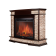 Портал Firelight Scala 25 камень сланец скалистый бурый, шпон тёмный дуб