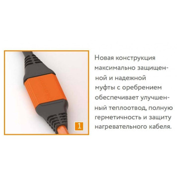 Греющий кабель Теплолюкс ProfiRoll 129,0 м, 2250 Вт (12-15 кв. м)-4