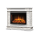 Портал Firelight Scala 25 камень сланец скалистый белый, шпон белый дуб