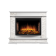 Портал Firelight Scala 25 камень сланец скалистый белый, шпон белый дуб