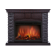 Портал Firelight Porto 25 камень черный, шпон венге