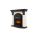 Портал Firelight Torre Classic камень белый, шпон венге