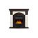 Портал Firelight Torre Classic камень белый, шпон венге