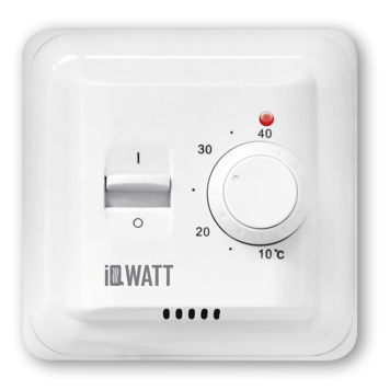 Терморегулятор с ручным управлением IQ THERMOSTAT M (white)