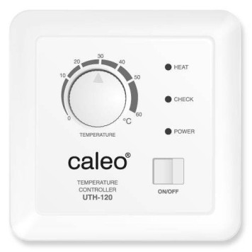 Терморегулятор CALEO UTH-120 встраиваемый аналоговый, 2 кВт